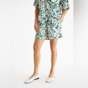 All Row The Sem Floral Boxy Long Shorts Large Lined Lightweight Nordstrom